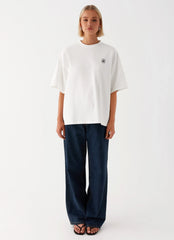 Carefree Monogram T Shirt White