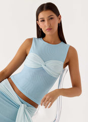 Delani Tank Blue