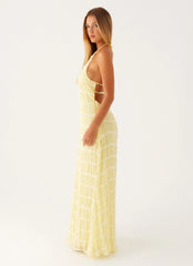 Aullie Maxi Dress Yellow