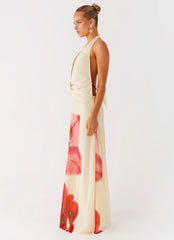 Belivia Maxi Dress Yellow Bloom
