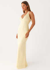 Desi Halterneck Maxi Dress Yellow