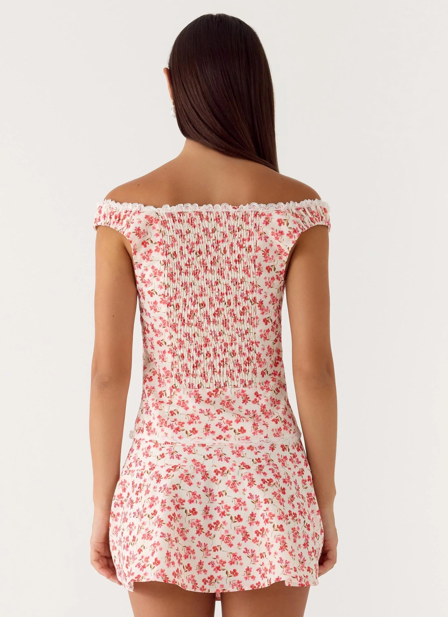 Anja Mini Skirt - Porcelain Rose