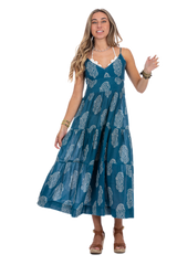 Camilla Kashmir Blue Summer Dress