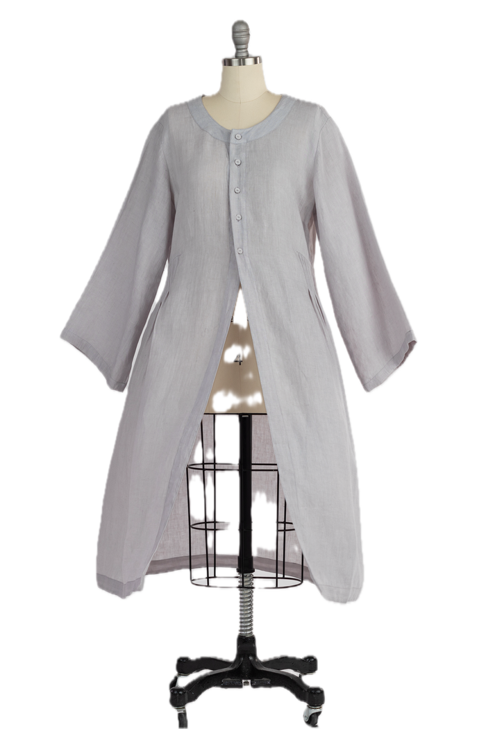 Carla Slate Linen Jacket