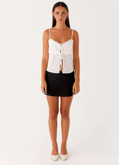 Amour Mini Skirt Black