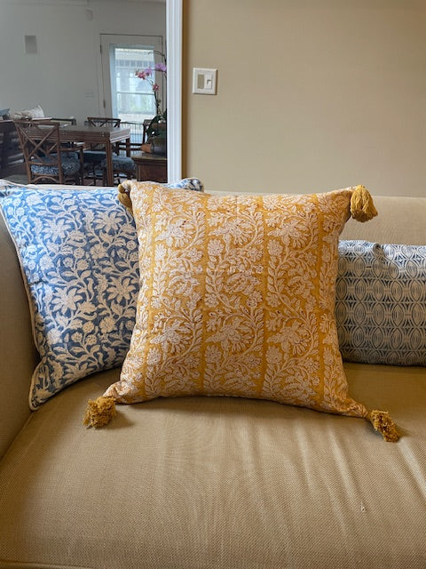 Cholla Ocher Decorative Pillow Cover
