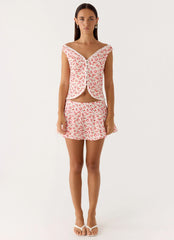 Anja Top - Porcelain Rose