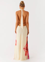 Belivia Maxi Dress Yellow Bloom