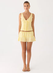 Aberley Top Yellow