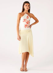 Brisa Midi Skirt Butter