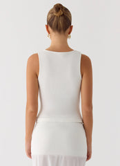 Connect My Heart Top White