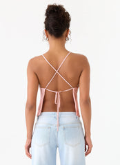 Avania Beaded Top Pink