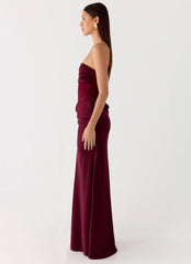 Champagne Skies Maxi Dress Plum