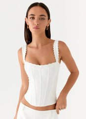 Amarente Corset White