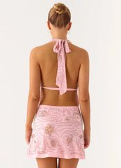 Busy Woman Mini Dress Dusty Pink