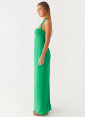 Allyse Cotton Maxi Dress Cactus