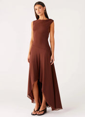 Danika Maxi Dress Chocolate