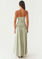 Carmel Maxi Dress Sage
