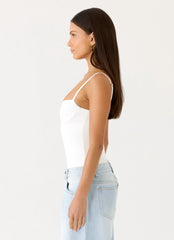 Ame Underwire Bodysuit White