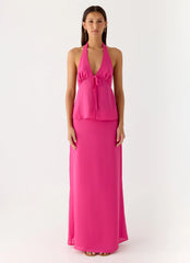 Ashlea Maxi Skirt Fuchsia