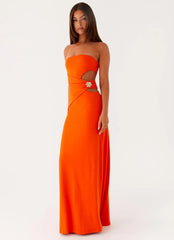 Anetta Maxi Dress Orange