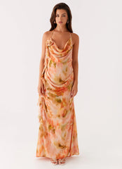 Diedre Rose Strappy Maxi Dress Sunset Floral