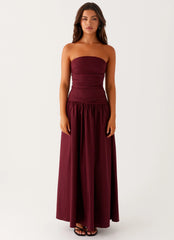 Carmel Maxi Dress Mulberry