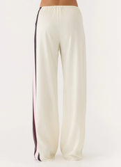 Deacon Low Rise Pants - Bloom Stripe
