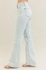 Hazel Blues® | Judy Blue Destroy & Fray Hem Bootcut Jeans
