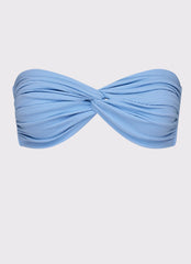 Delta Bandeau Bikini Top Blue