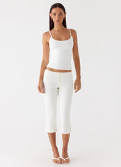 Andrea Pants White