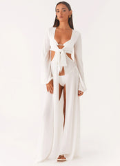 Coastal Maxi Dress White