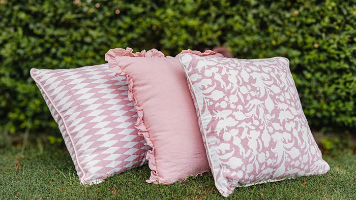 Foxglove Rose Decorative Pillow Cover