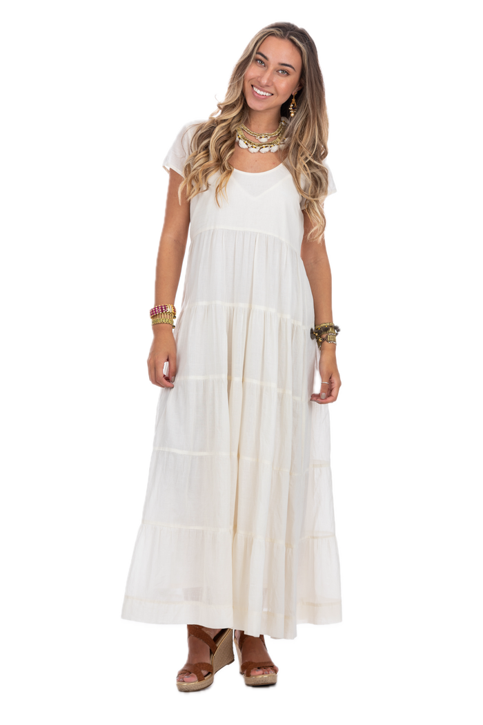 Hanna Shell Cotton Summer Dress