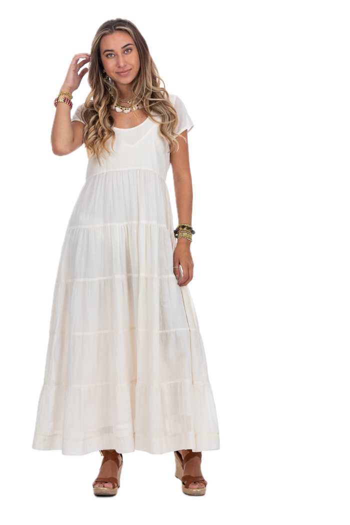 Hanna Shell Cotton Summer Dress