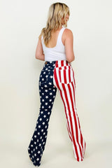 Hazel Blues® |  Judy Blue High Waist American Flag Print Flare Jeans