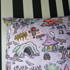 Lilac Pumpkin Patch Soft Cushion