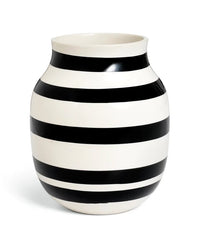Linea Hand Painted Striped Vase