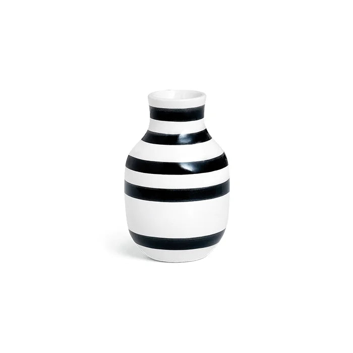 Linea Hand Painted Striped Vase