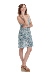 Mellia Turquoise Slip Dress