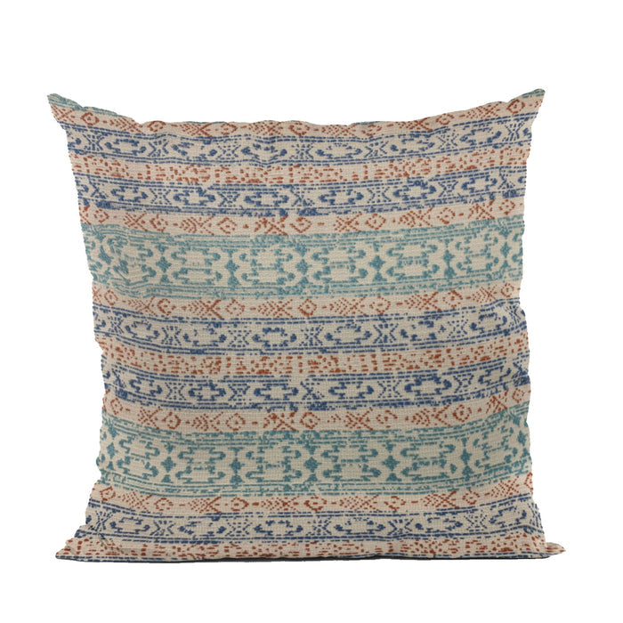 Plutus Blue Lined Stripe Luxury Throw Pillow - Plutus Brands