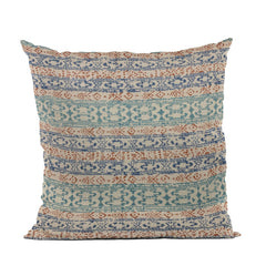 Plutus Blue Lined Stripe Luxury Throw Pillow - Plutus Brands