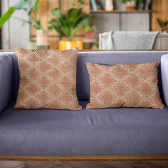 Plutus Brown Diamond Luxury Throw Pillow - Plutus Brands