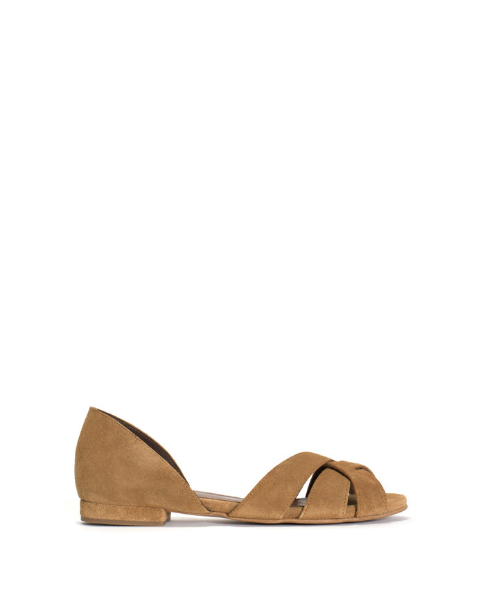 Sanni 20 Calf suede Bamboo brown - Anonymous Copenhagen