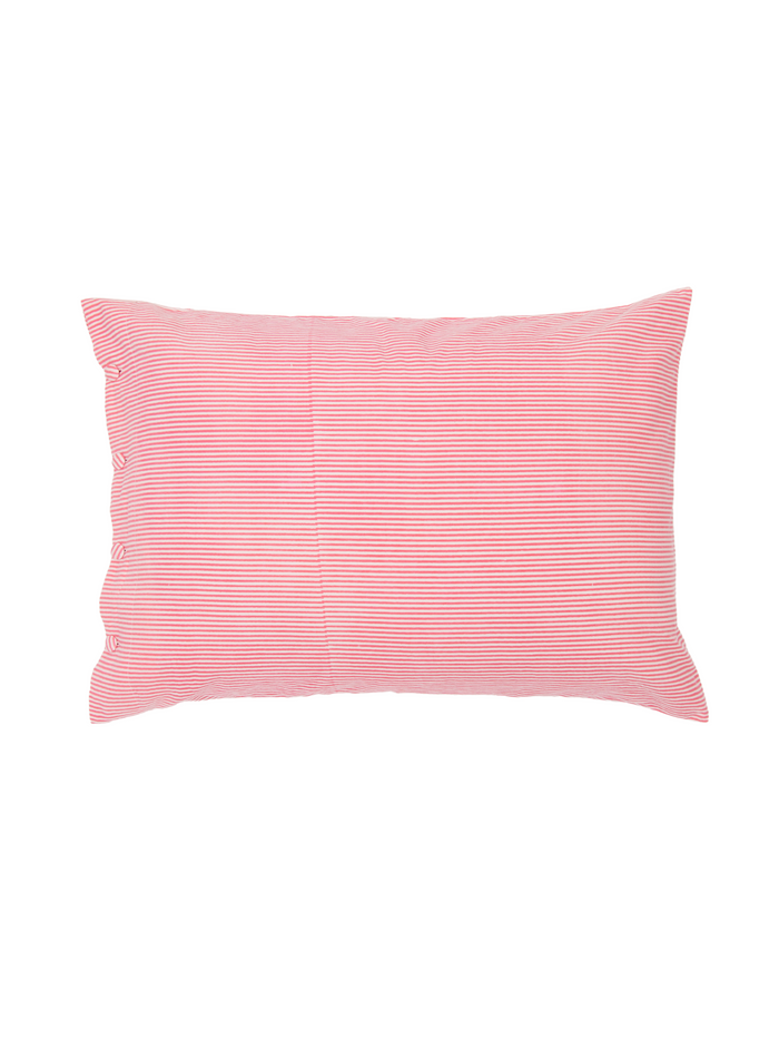 Shams Hot Pink Pinstripe
