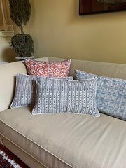 Zulu Indigo Lumbar Pillow Cover